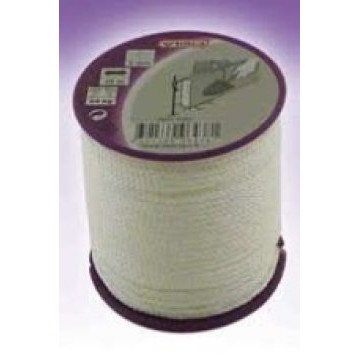 Tresse nylon blanc Ø1.5mm Bobinot de 50 m