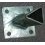 Platine Galva de Poteau en Té 30mm de Clôture