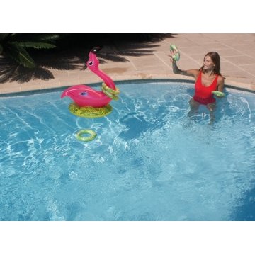 Jeu de lancer flamant Rose