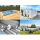 Abri Piscine Bas Télesc. Droit FullVision 3 First